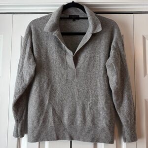 Quince Cashmere Polo Sweater by Quince